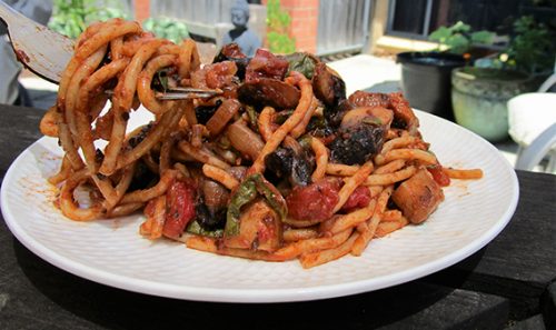Tomato Marinade Pasta