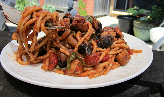 Tomato Marinade Pasta