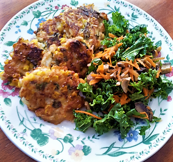 Sweet Corn & Potato Fritters