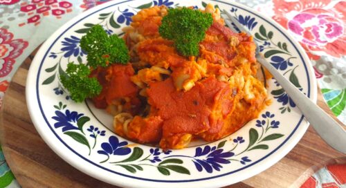 Pasta Tomato Pie